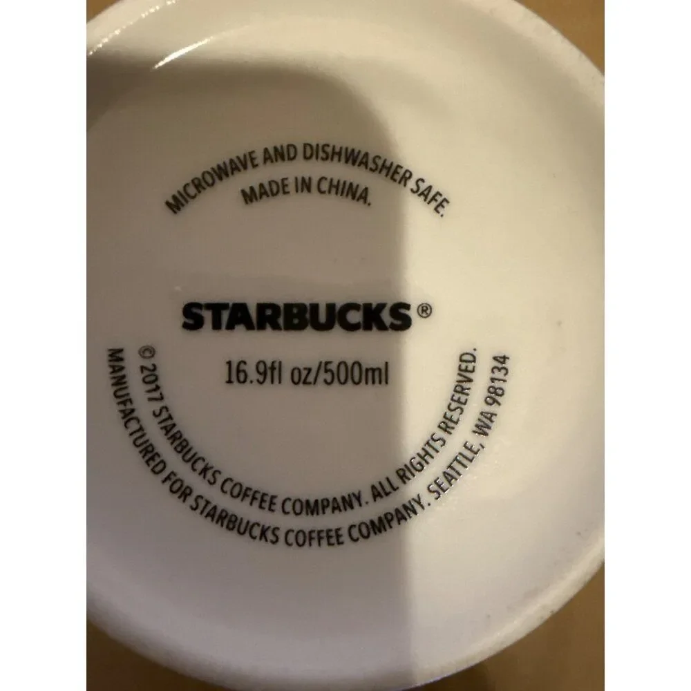 Starbucks‎ 2017 Classic Green Mermaid Logo 16.9 oz/ 500 mil